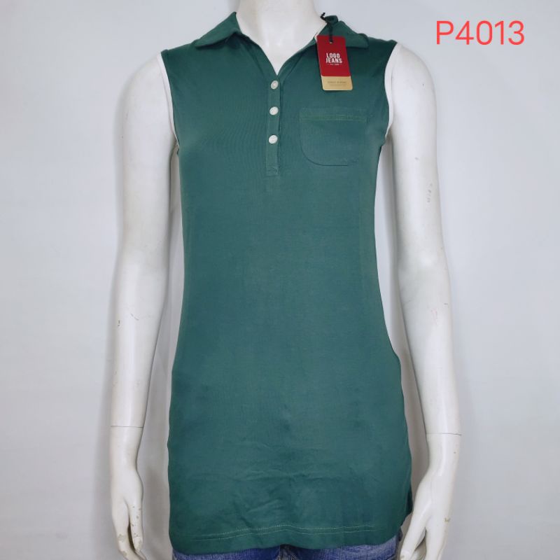 NEW Kaos Tanktop LOGO JEANS Wanita AP4013