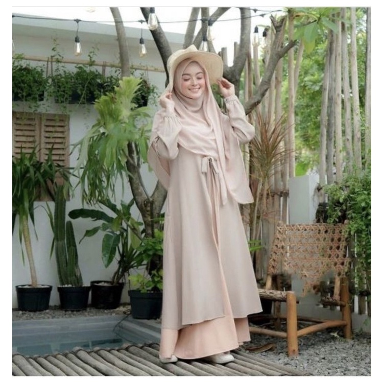 Purwa maxy - Gamis ootd - Dress casual - Gamis remaja