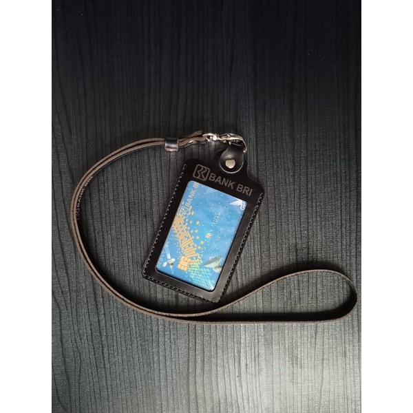 

ID CARD HOLDER/NAME TAG KULIT ASLI BANK BRI
