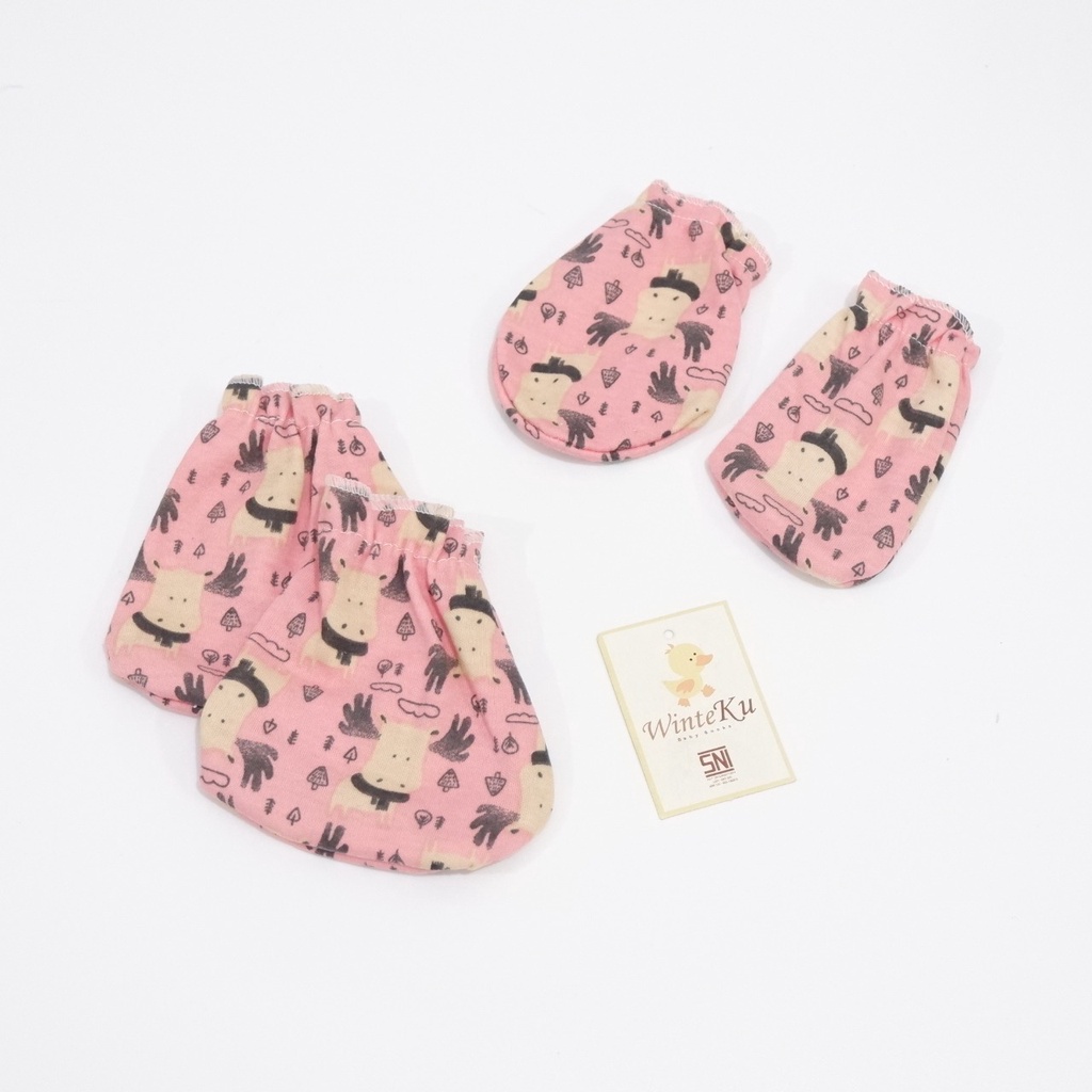 WINTEKU Mittens Set 1Pcs Animal- Sarung Tangan Kaki