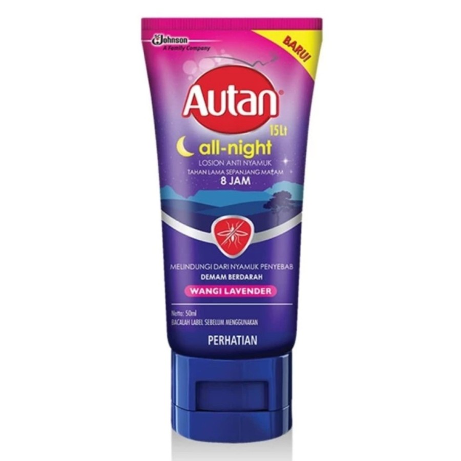 AUTAN LOTION ANTI NYAMUK ALL NIGHT 50 ML