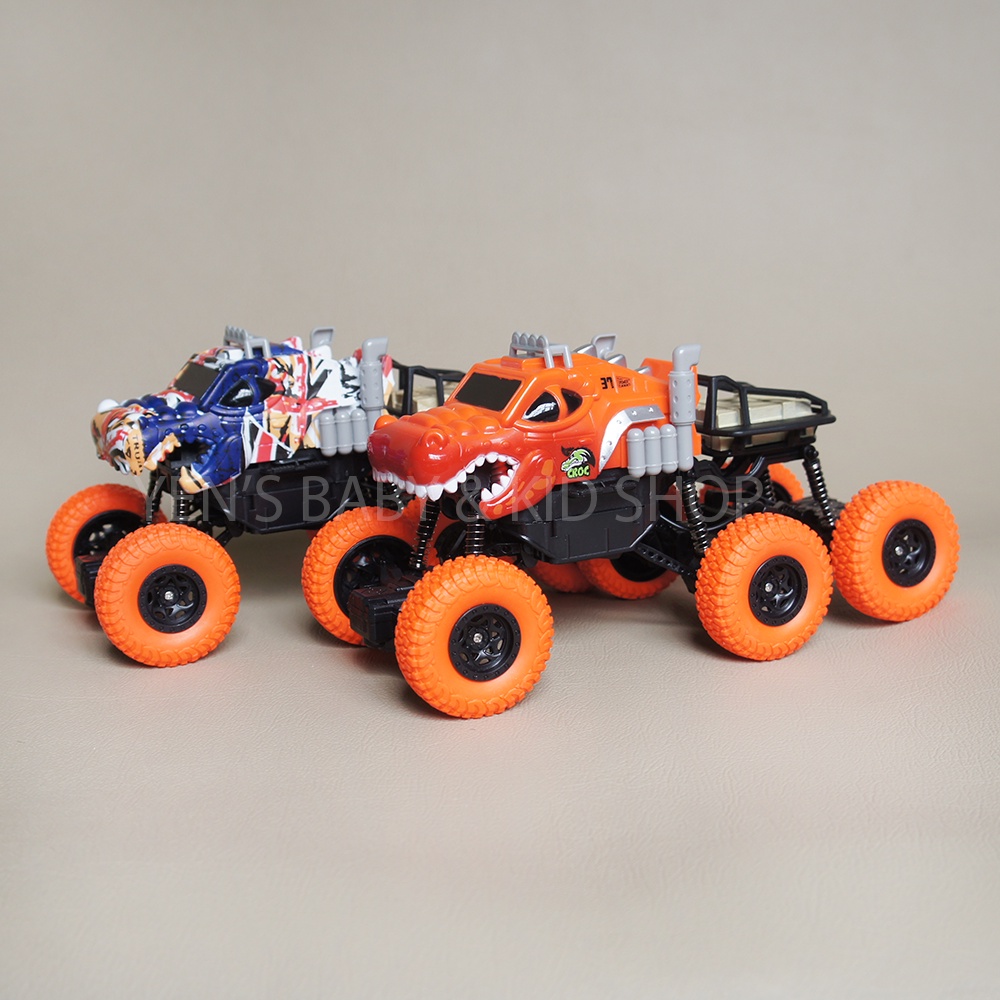 Mobil Beast Remote Control Crawler 6 Roda Cas 6x4 - Mainan RC Car