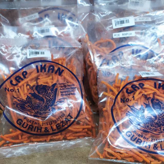

Cap ikan mi lidi khas medan