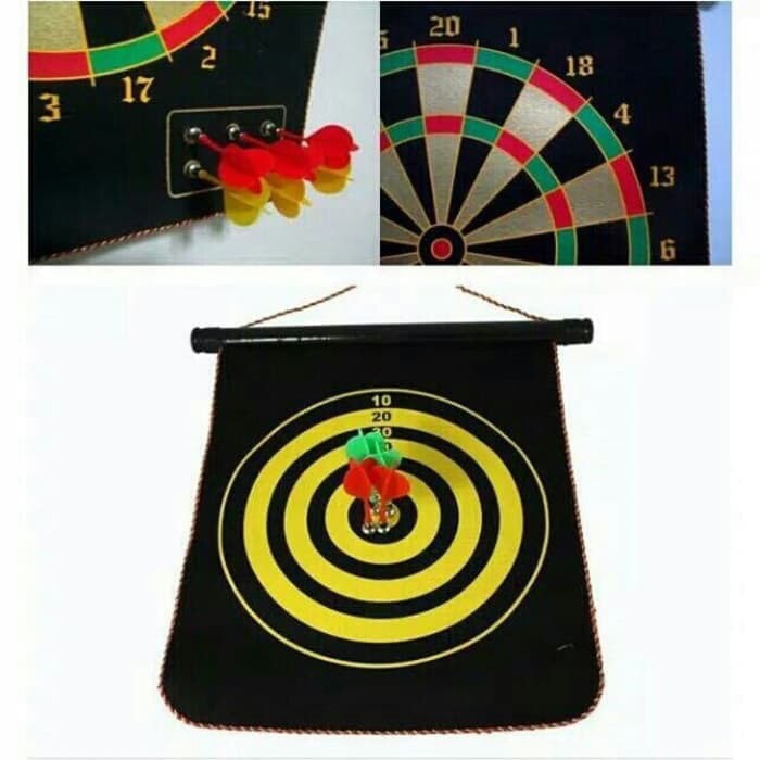 Mainan Anak Magnet Dartboard Papan Dart