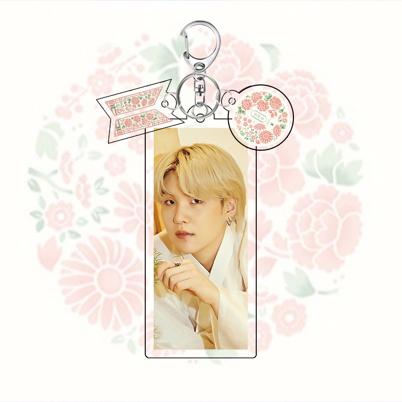 Gantungan Kunci Desain Kpop BTS DALMAJUNG Bahan Akrilik