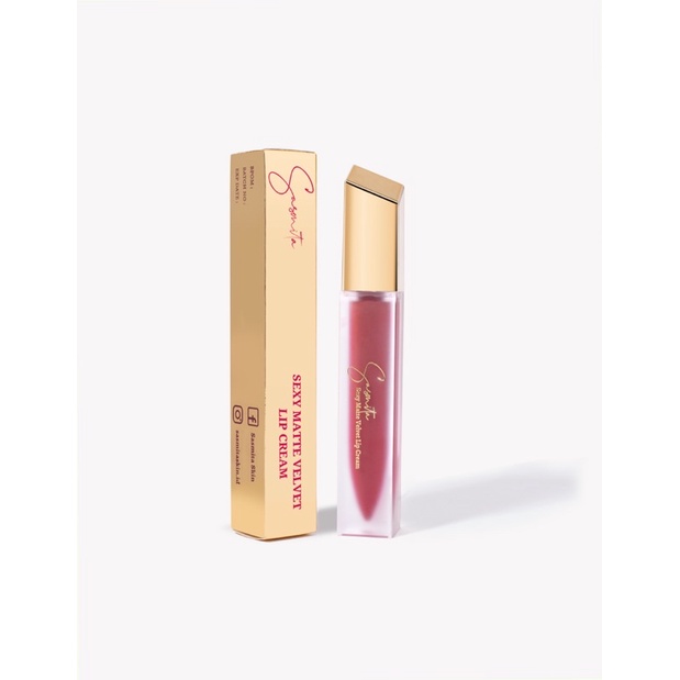 Sasmita Sexy Matte Velvet Lip Cream (Real Ruby)