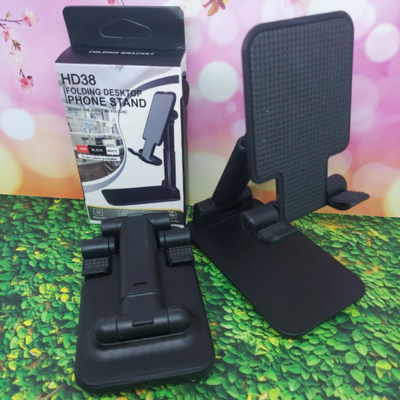 Folding Desktop Phone Stand HD38/ Holder HP Tablet