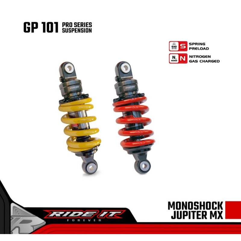 shock monoshock ride it GP jupiter mx old jupiter mx new jupiter mx king ukuran 205 mm