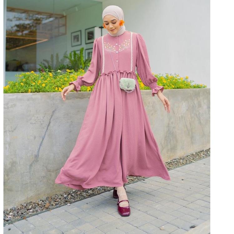 Model Baru.. Haidee & Orlin - Seraya Dress (PILIH WARNA)