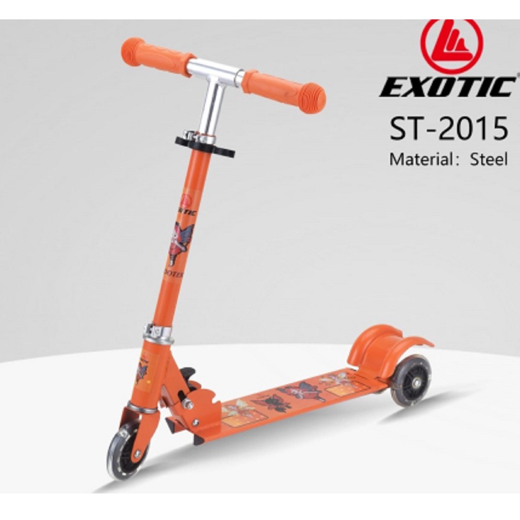 Gojek/Grab Instan Scooter Skuter Anak Otoped Exotic ST2015 Roda 3 Bisa di Lipat By Pacific-3