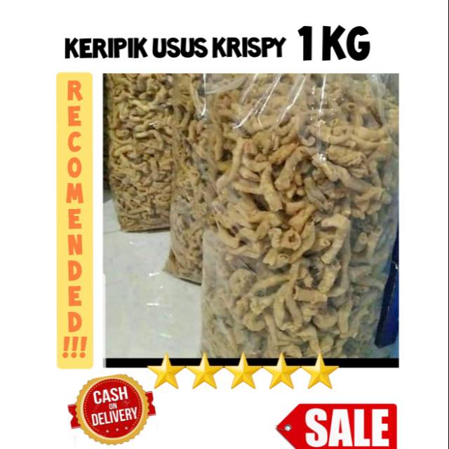 

COD Kripsus 1 Kg/ KERIPIK USUS KRISPY / CAMILAN ENAK GURIH