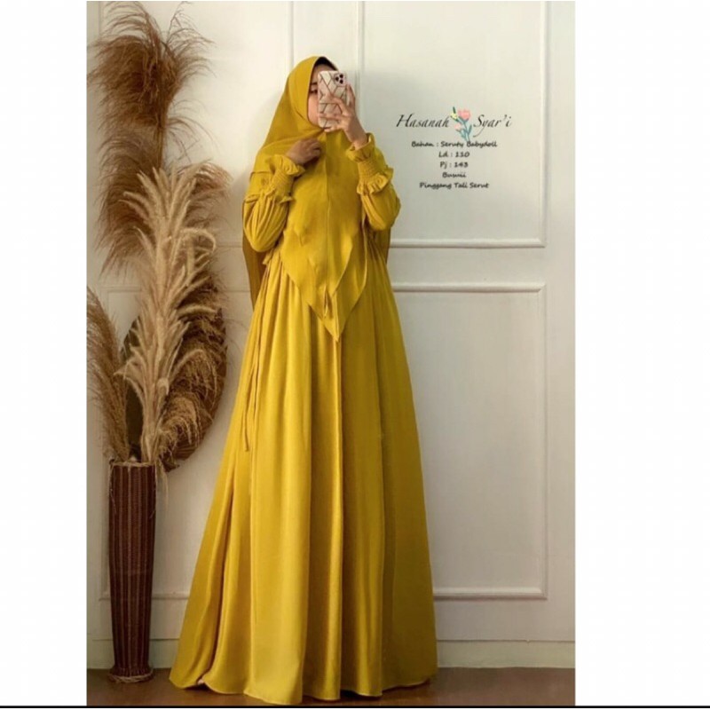 Gamis Hasanah syar’i set