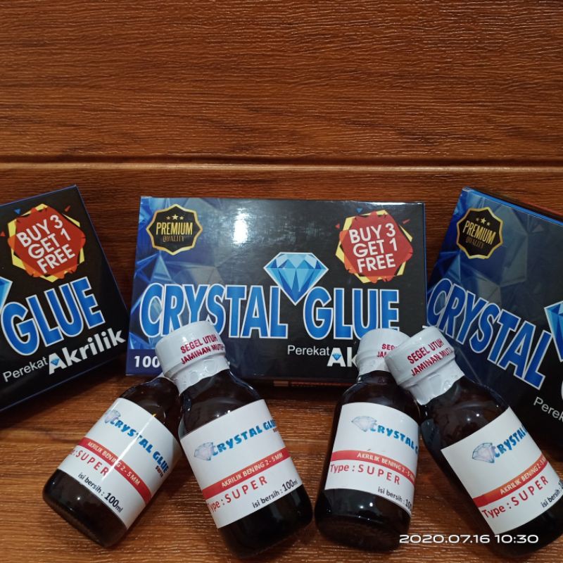 

Baru Lem Akrilik Super 100Ml+Suntikan, Lem Acrylic Type Super, Crystal Glue Akrilik