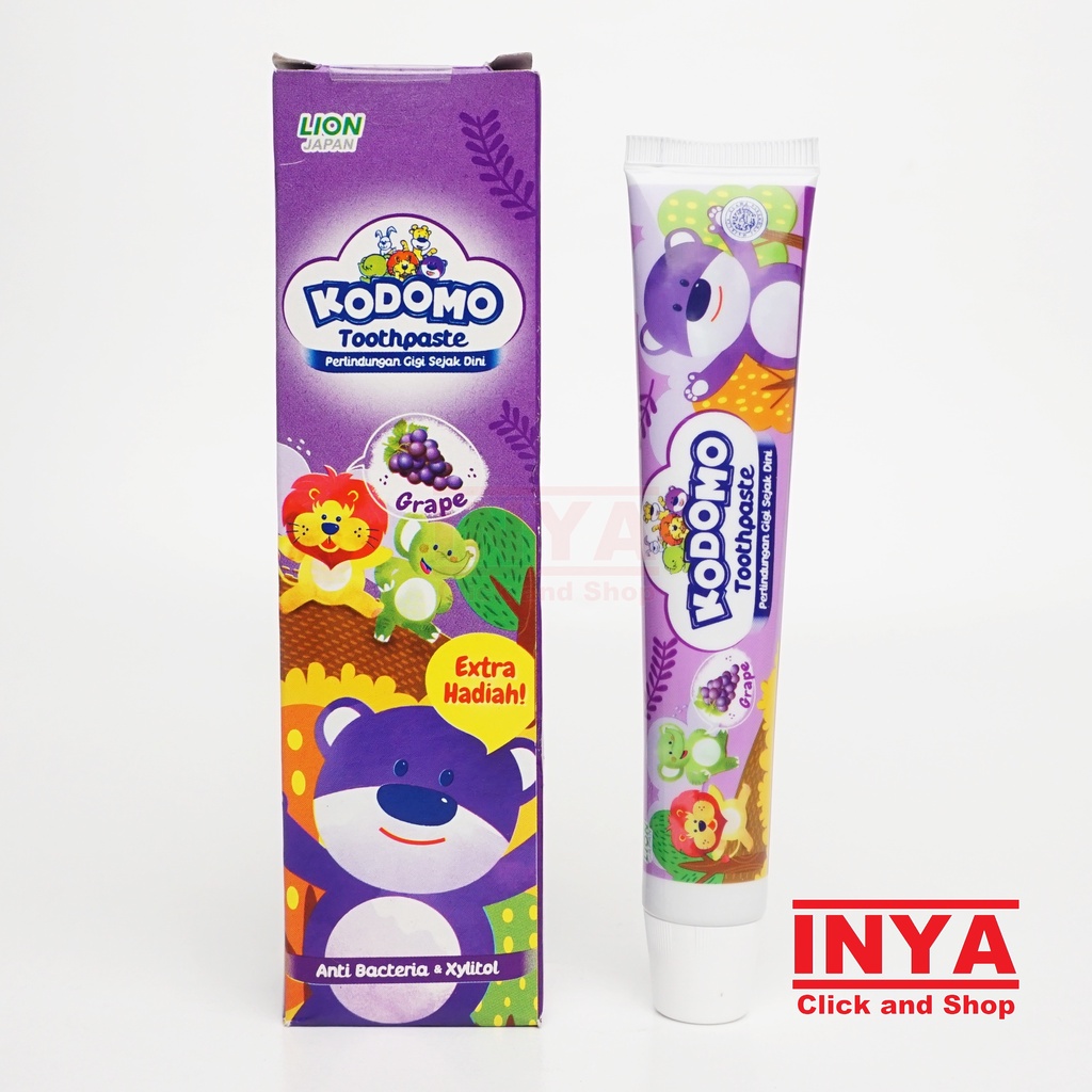 KODOMO TOOTHPASTE GRAPE 45gr - Pasta Gigi Anak - Odol