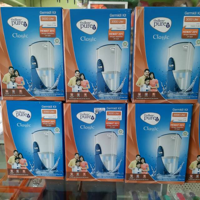Jual Filter Air Pureit Germkill Kit 3000L Unilever Classic 9L Germ Kill