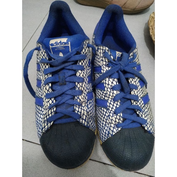 SEPATU ADIDAS BEKAS ADIDAS SUPERSTAR SNACK BIRU