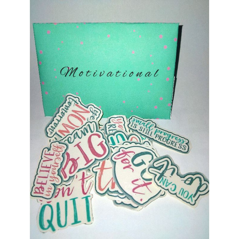 

Motivational STICKER || sticker buat journal diary
