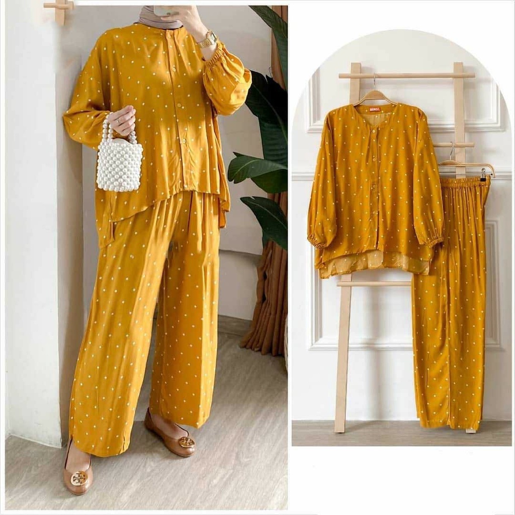 Setelan Baju dan Celana Rayon Ukuran Jumbo LD 110 cm - Model Terbaru dan Terlaris