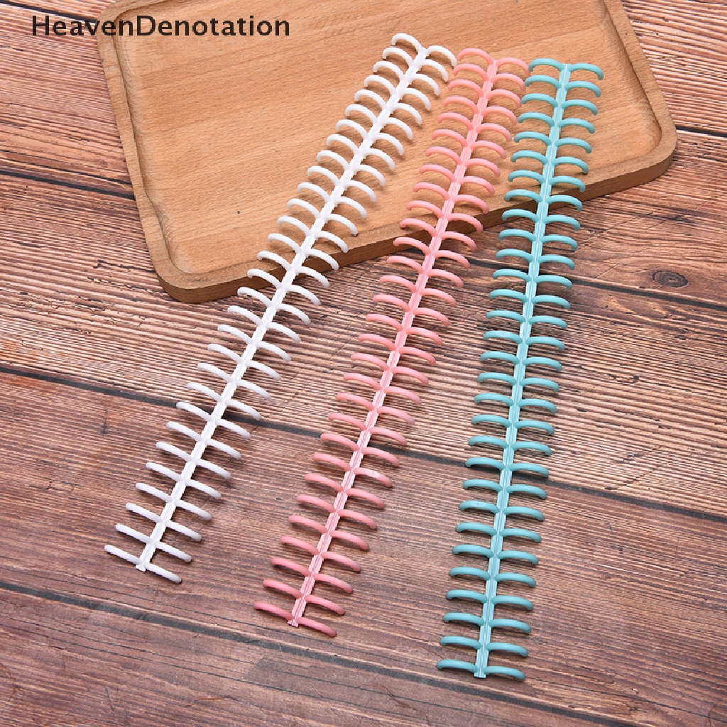 [HeavenDenotation] Plastic 30-Hole Loose Leaf Binders Ring Binding A4 A5 A6 For DIY Paper Notebook