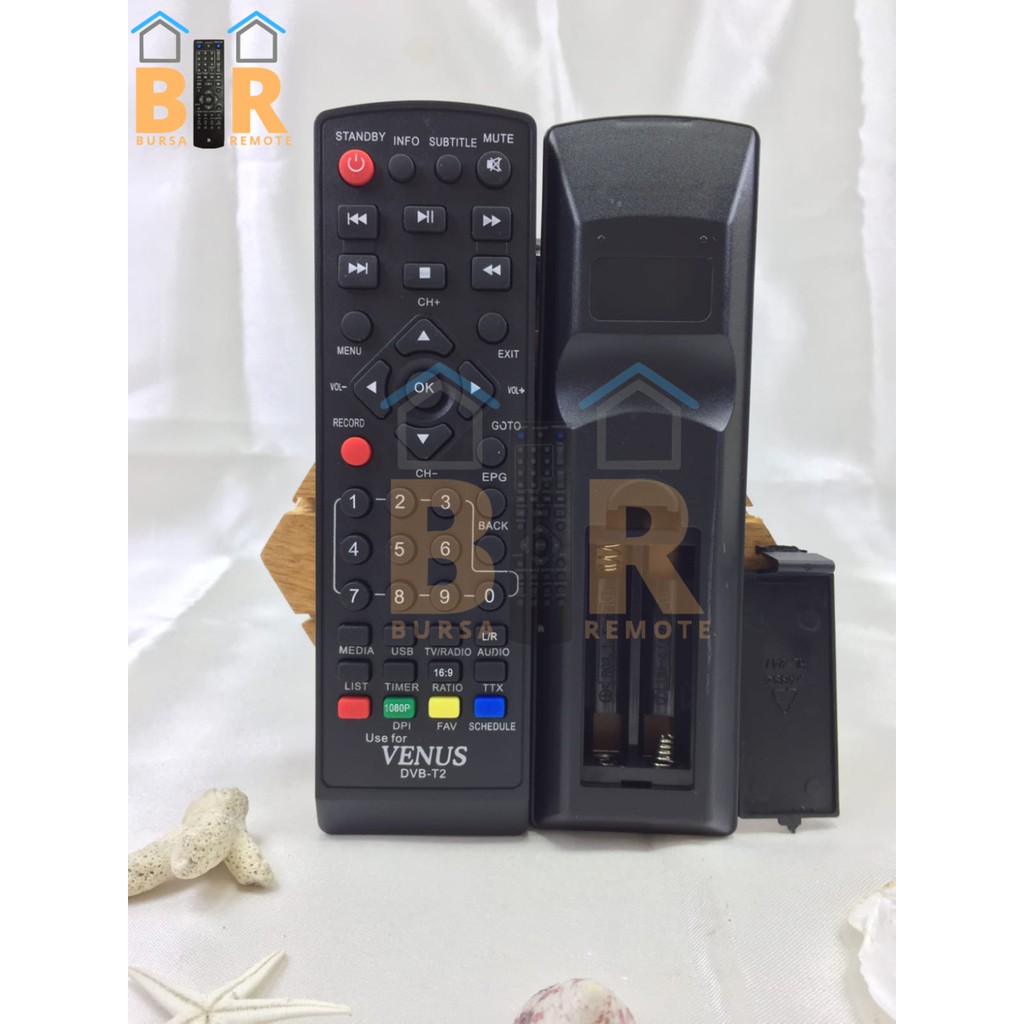 Remot / Remote Set Top Box DVB-T2 Venus Cabe Rawit / ecer dan grosir