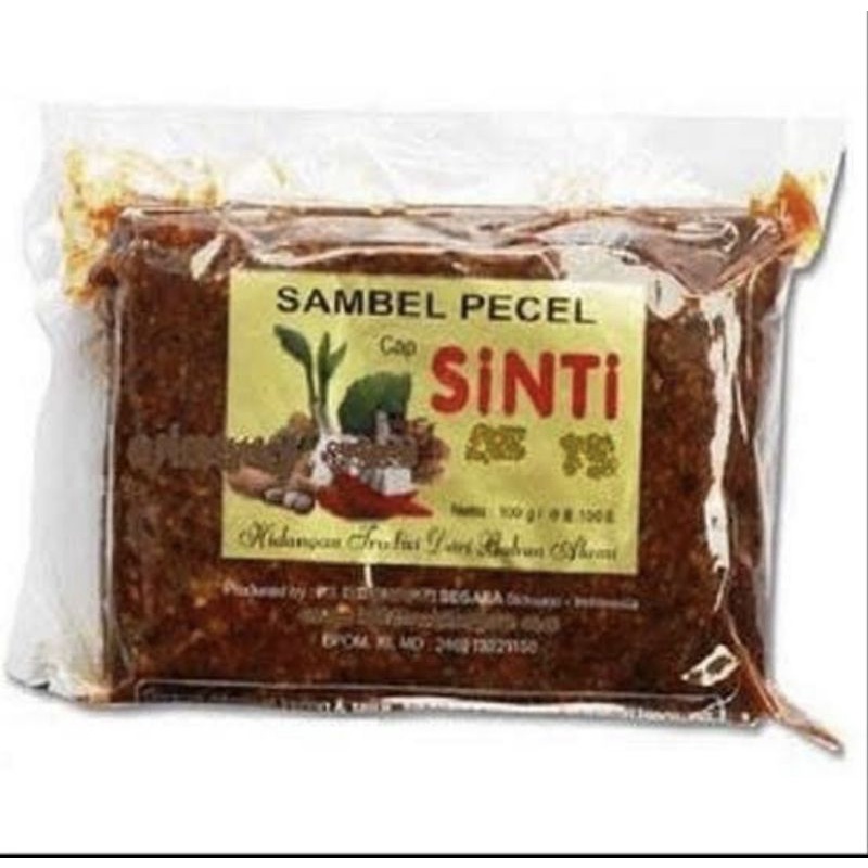 Sambel pecel sinti