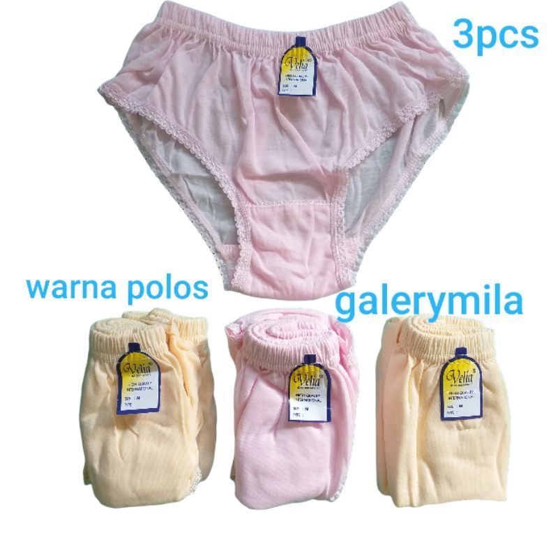 Grosir Celana Dalam Wanita Velia Bahan Katun Adem Termurah | CD Bumil