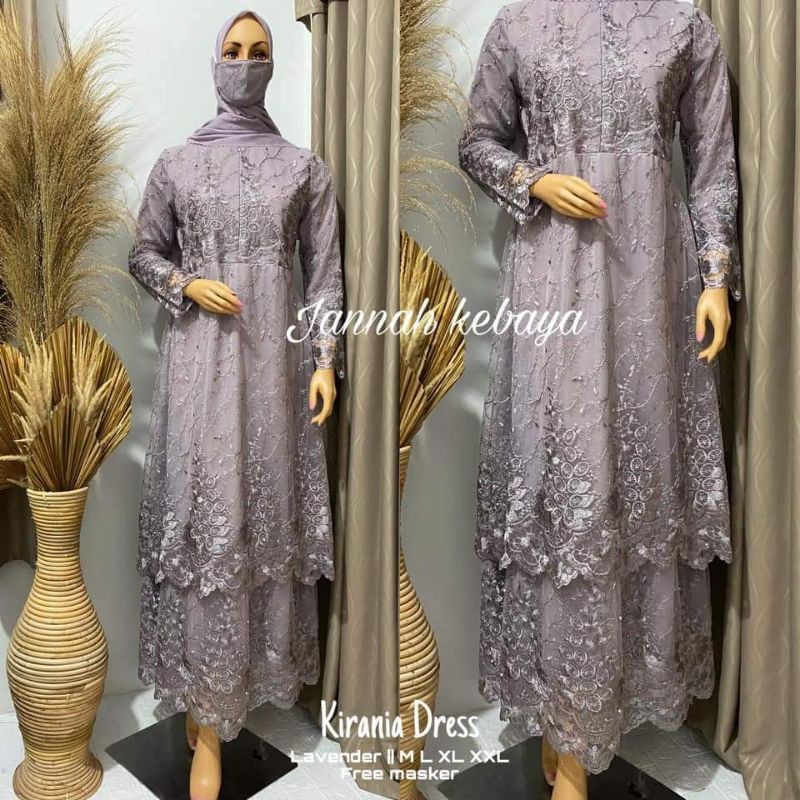 GAMIS ORIGINAL/GAMIS TINGKAT /KIRANA DRESS/BY JANNAH