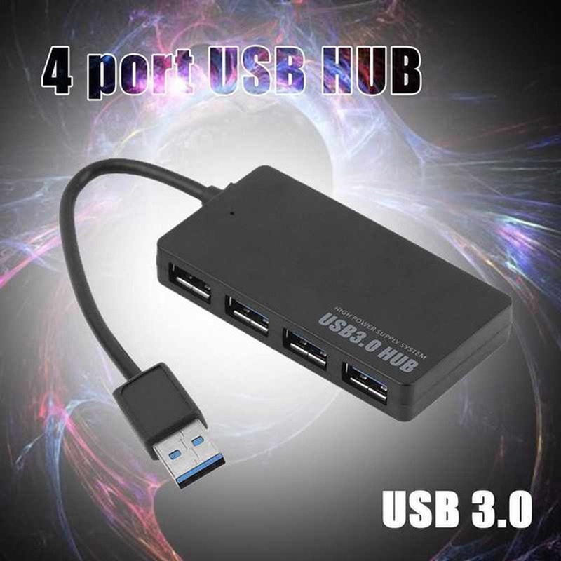 Hub Splitter 4 Port Usb 3.0 Kecepatan Tinggi