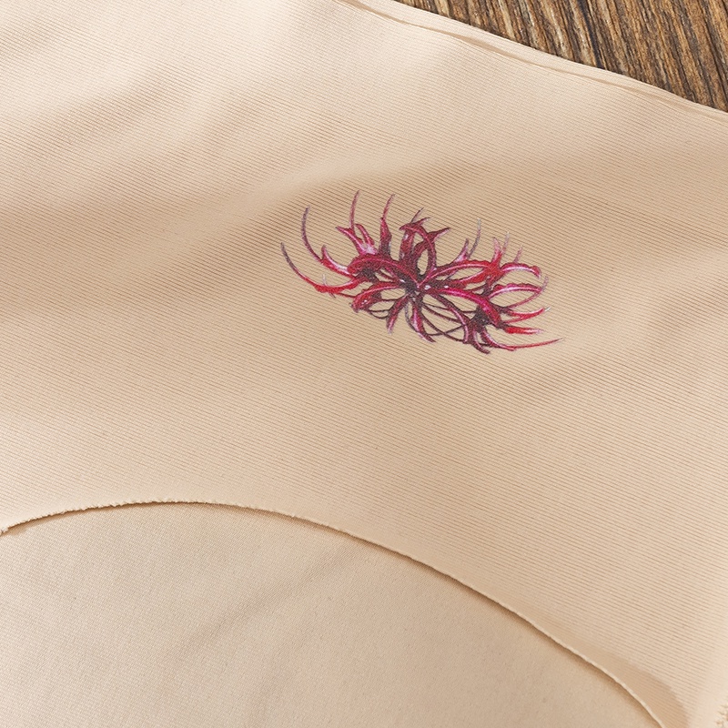 Celana Dalam Wanita Seamless sablon bunga Cinta Tanpa Jahitan Anti Nyeplak Model terbaru 2023