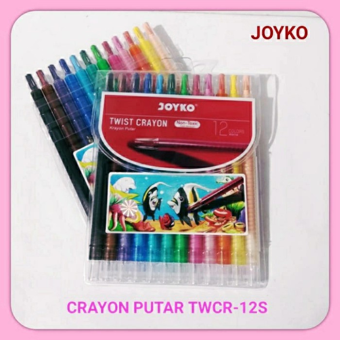 

Murah Crayon Putar Joyko Twcr-12S. Trendi