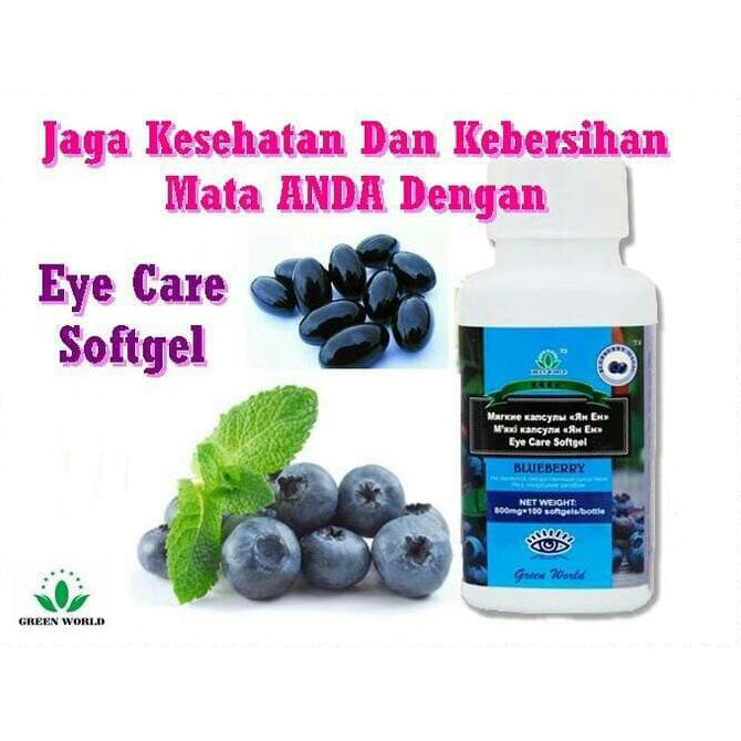 Terbukti Vitamin Mata Minus/Plus,Katarak,Eye Care Softgel Greenworld