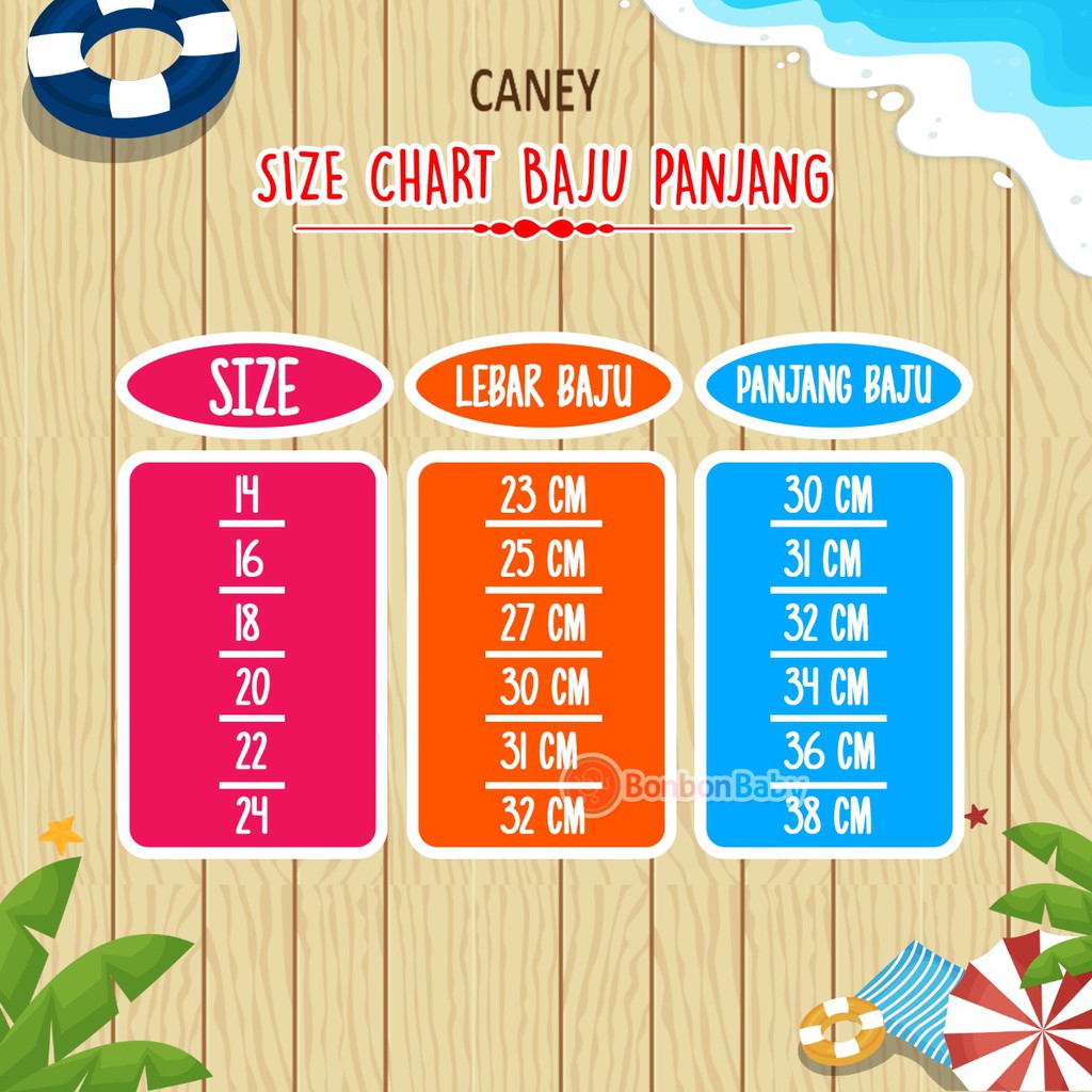 Caney baju panjang bayi isi 3 dasar putih atau warna