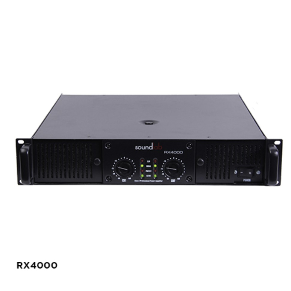 (PETI KAYU) Power Soundlab RX 4000 Original Amplifier RX4000