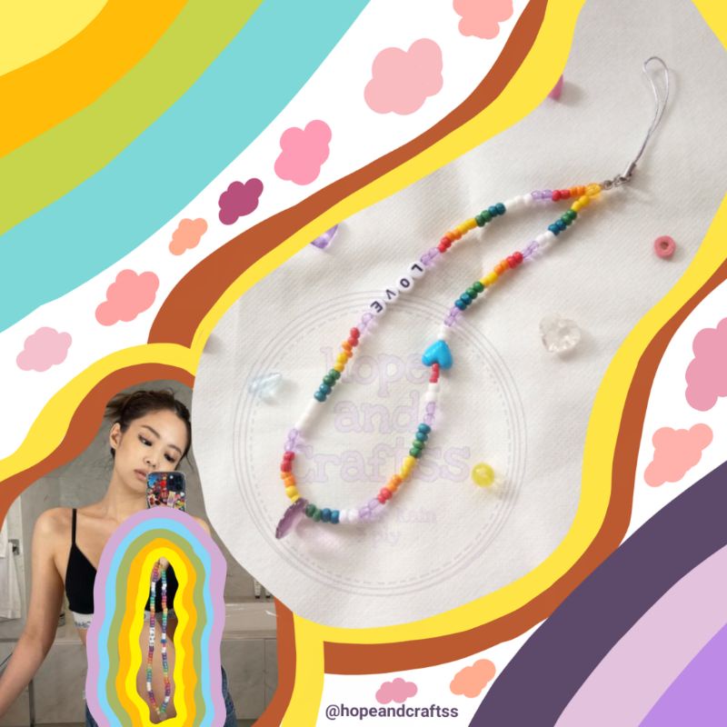 Jennie's Phone Strap Look a Like | Gantungan Handphone