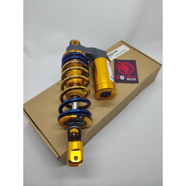 Shockbreaker Matic Vario Mio Beat Scoopy 330 dan 310 MM Twotone Tabung Atas Showa - Shock Tabung Vario Mio Scoopy Beat Fino Xeon Spacy dan lainnya Ukuran 330 dan 310 MM