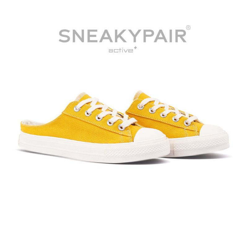 Sepatu Wanita Slip On Kuning Sneakypair