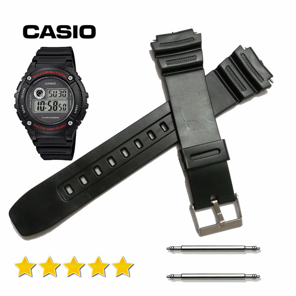 Tali jam casio W216 Strap Tali jam Tangan Casio W 216