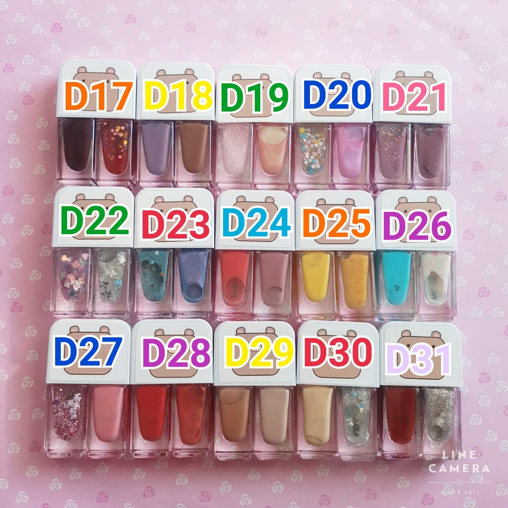 PART2  NAIL POLISH MAXFINE WATER BASE NAIL POLISH 4ML