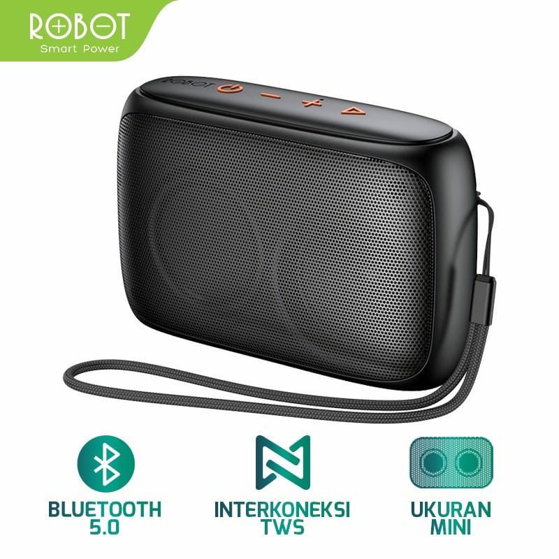 BATAM SHOPPING MALL (KPR) RB110 SPEAKER ROBOT / Speaker Bluetooth RB110 V5.0 Mini Portable Support M