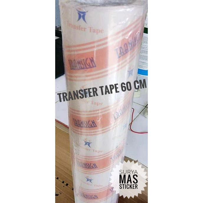 

(BISA COD) transfer tape 60 cm masking tape laminasi stiker DISKON Kode 856