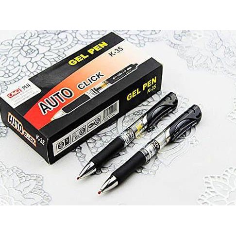 

Pena Ballpoint Bolpen Bolpoin Pulpen Gel Pen Premium 0.7mm K-35 O&Q - Hitam EKSLUSIF