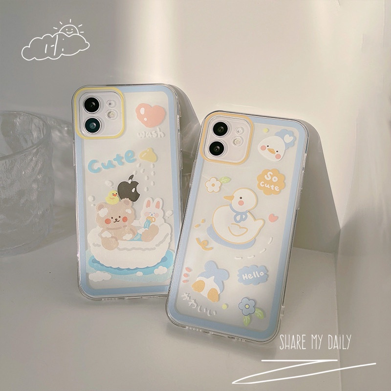 Soft case TPU Motif Kartun Untuk Oppo A95 A76 A15 A12 A74 A55 A16 A53 A52 A54 A74 A5S A7 Reno 7Z 7 5 4F A16K A53 A5 A96E A35 A11 A3S