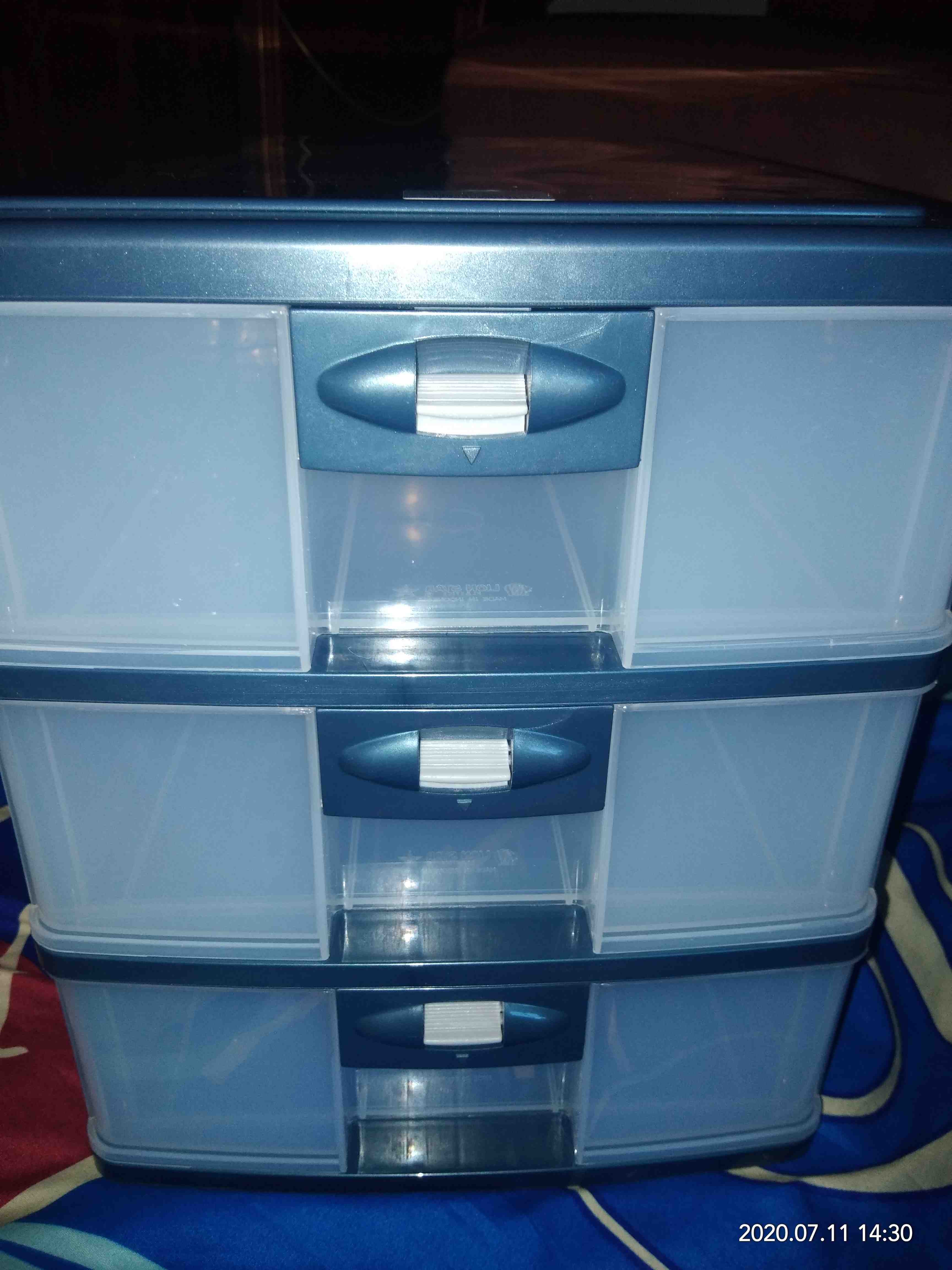 Lion Star Pr-33 Pressa Container A4 (3 Susun) Laci Plastik Serbaguna Susun 3