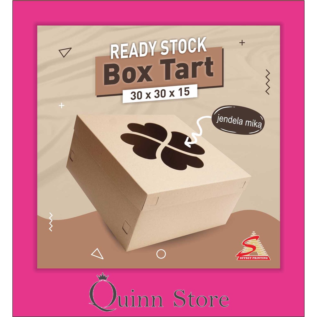 

Termurah!!! Box Tart 30 x 30 x 15