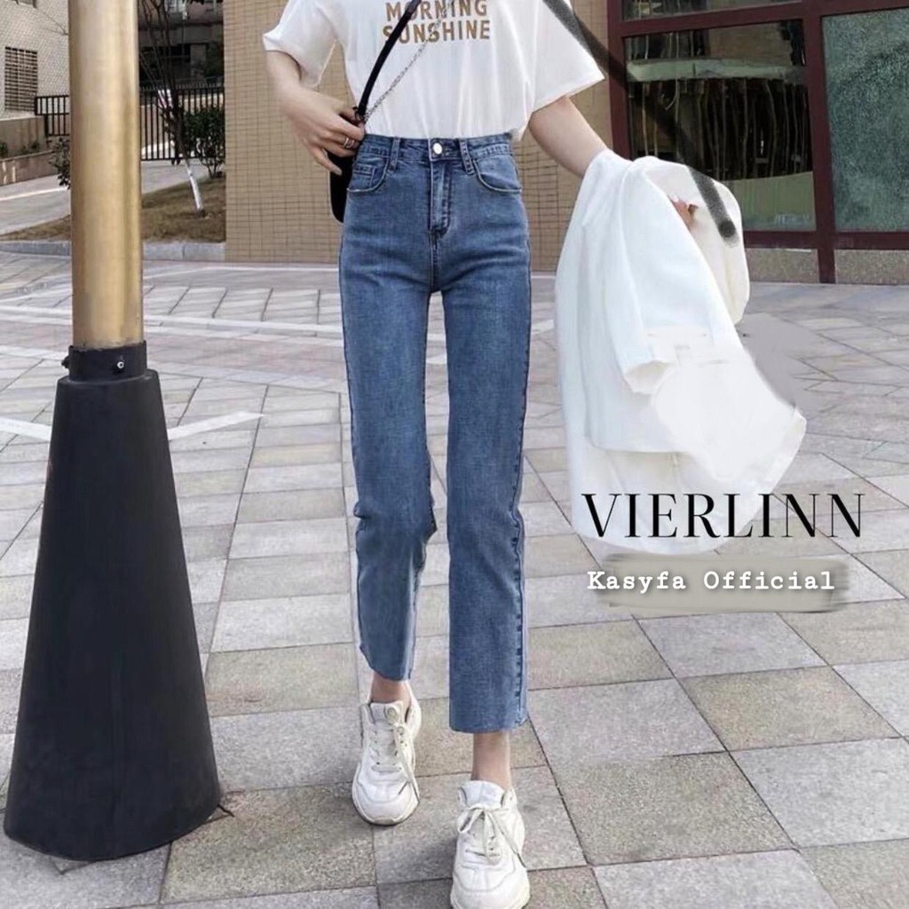 VIERLINN JEANS BOYFRIEND RAWIS PREMIUM