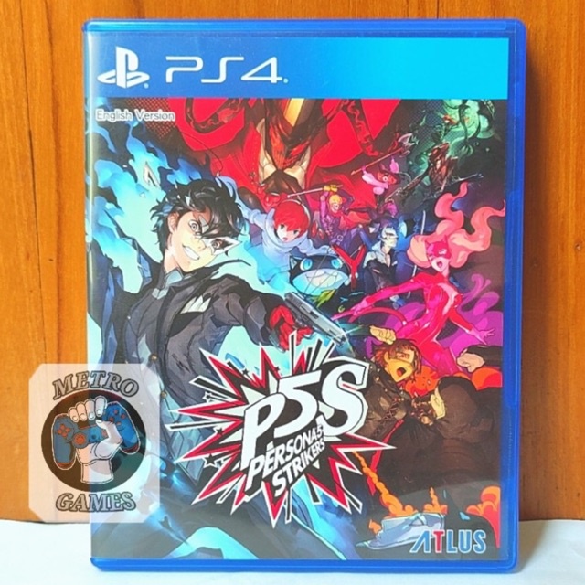 Kaset Persona 5 Strikers PS4 Persona5 Striker Playstation PS 4 5 P5 V P5S CD BD Game Games Ps4 Ps5 Royal Region 3 Asia Reg 3 stikers stickers sticker