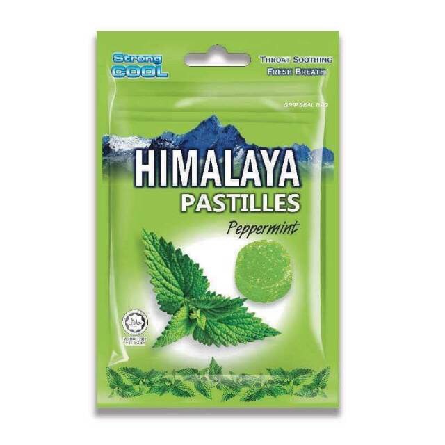 Big Foot Himalaya Pastilles Peppermint / Permen Peppermint 25 gram