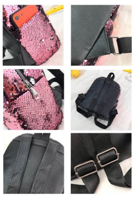 (lolipop)Tas LOL Telinga  NO LED 30x25x13cm  bahan bagus bangat TAS PENYIMPANAN TAS PUGGUNG TAS SQUIN TAS LOL TAS WAISBAG