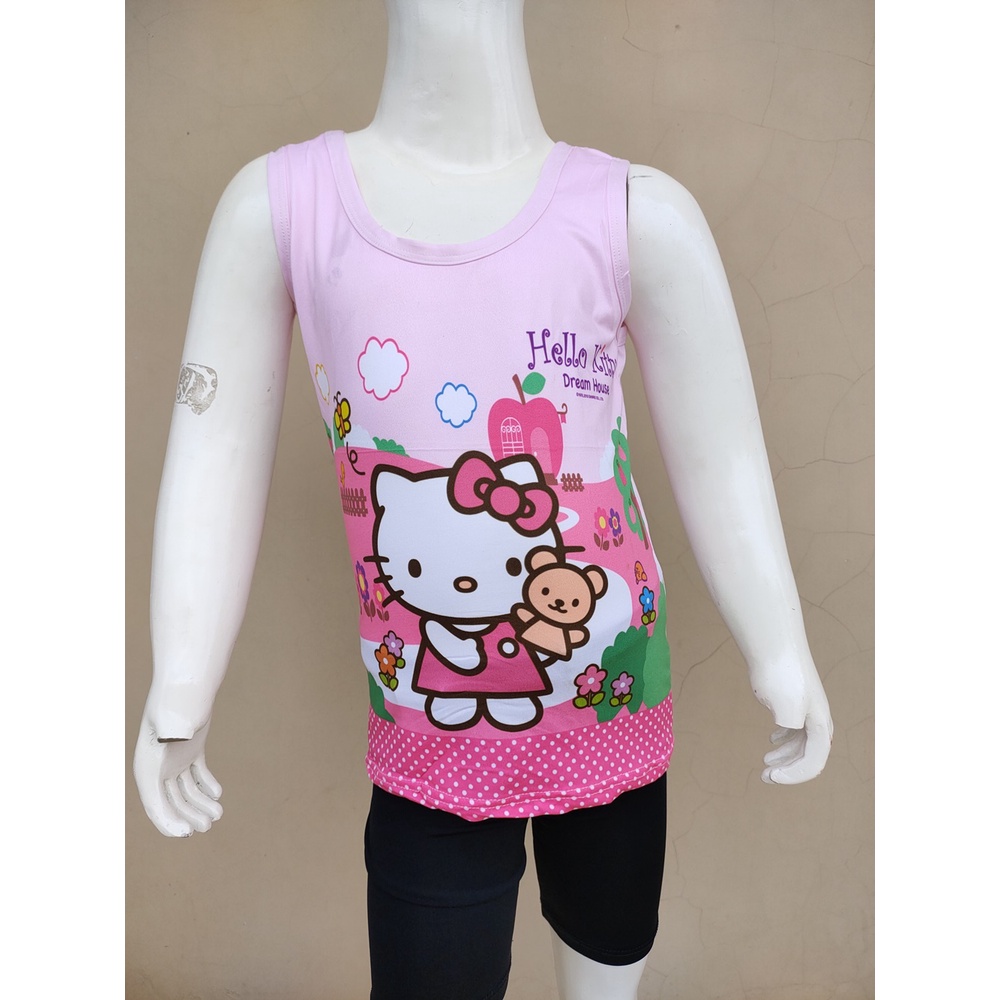 Kaos Singlet Motif HK DREAM HOUSE TALI BESAR TALI KECIL / Kaos Dalam Anak Perempuan