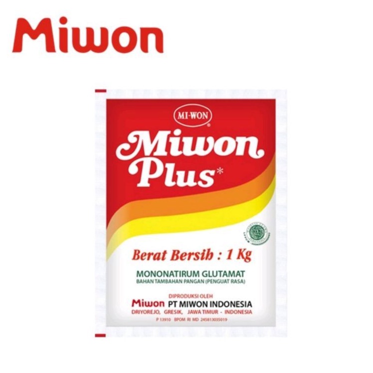 

MIWON PLUS 1 KG / PENYEDAP PENGUAT RASA MSG MICIN